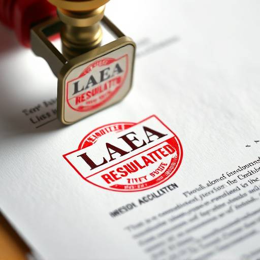 Documento con sello legal