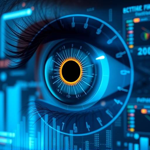 Icono de ojo observando datos