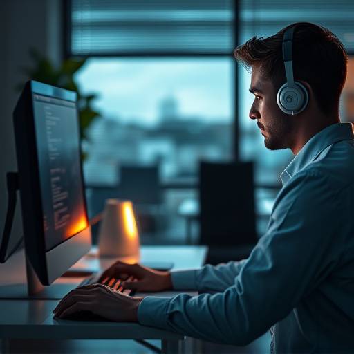 Persona navegando en un sitio web